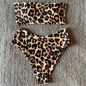 High Waisted/Strapless Bikini